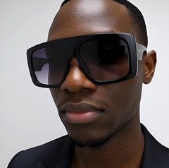 Sunglasses Retro Vintage Beige Lens Modern Men Stylish UV400 Sun Protection Male