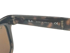 RAY BAN Folding Wayfarer 4105 710 Authentic BROWN50mm Sunglasses-Great condition
