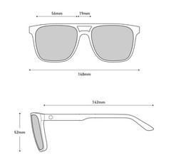 Spy Optic CZAR Sunglasses – Black TORT FADE / Happy Brown Fade Lens NEW