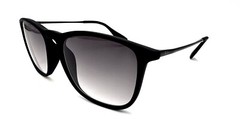 Ray Ban Chris Black Unisex Sunglasses RB4187 622/8G 54 18 145 Authentic