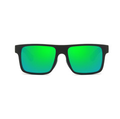 Square Polarized Wood Sunglasses Men Women Wooden Temple Outdoor Shade Glasses