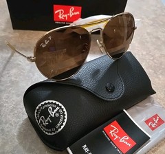 🔥 RAY-BAN Pilot TITANIUM POLAR CHROMANCE Round Sunglasses – RB8063 M 55-16mm