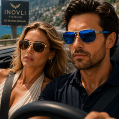 Polarized Men Women Sunglasses UV400 Metal Rectangular Modern Lightweight Trendy