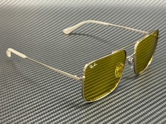 RAY BAN RB3758 003 6D Silver Yellow Flash Unisex 56 mm Sunglasses