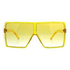 Women Sunglasses Oversize Large Square Oceanic Blue Lens Frame Fashion Female
