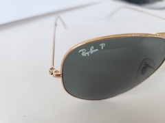 Ray-Ban Aviator Classic Gold /G-15 Green Polarized 58mm Sunglasses RB3025 001/58