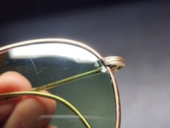 Vintage American Optical AO Ful-Vue Green Aviator 1/10 12k GF