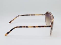 Ray Ban BILL RB2198 60mm Unisex Pilot Sunglasses – Havana / Brown Gradient Lens