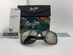 MAUI JIM RED SANDS MJ H432-2M MATTE BLACK HCL BRONZE POLARIZED SUNGLASSES NEW
