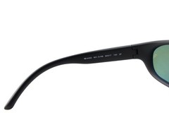 POLARIZED New RAY-BAN PREDATOR Matte Black Wrap Sunglasses RB 4033 601-S/48