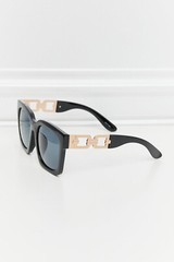 Polycarbonate Lens Square Full Rim Sunglasses
