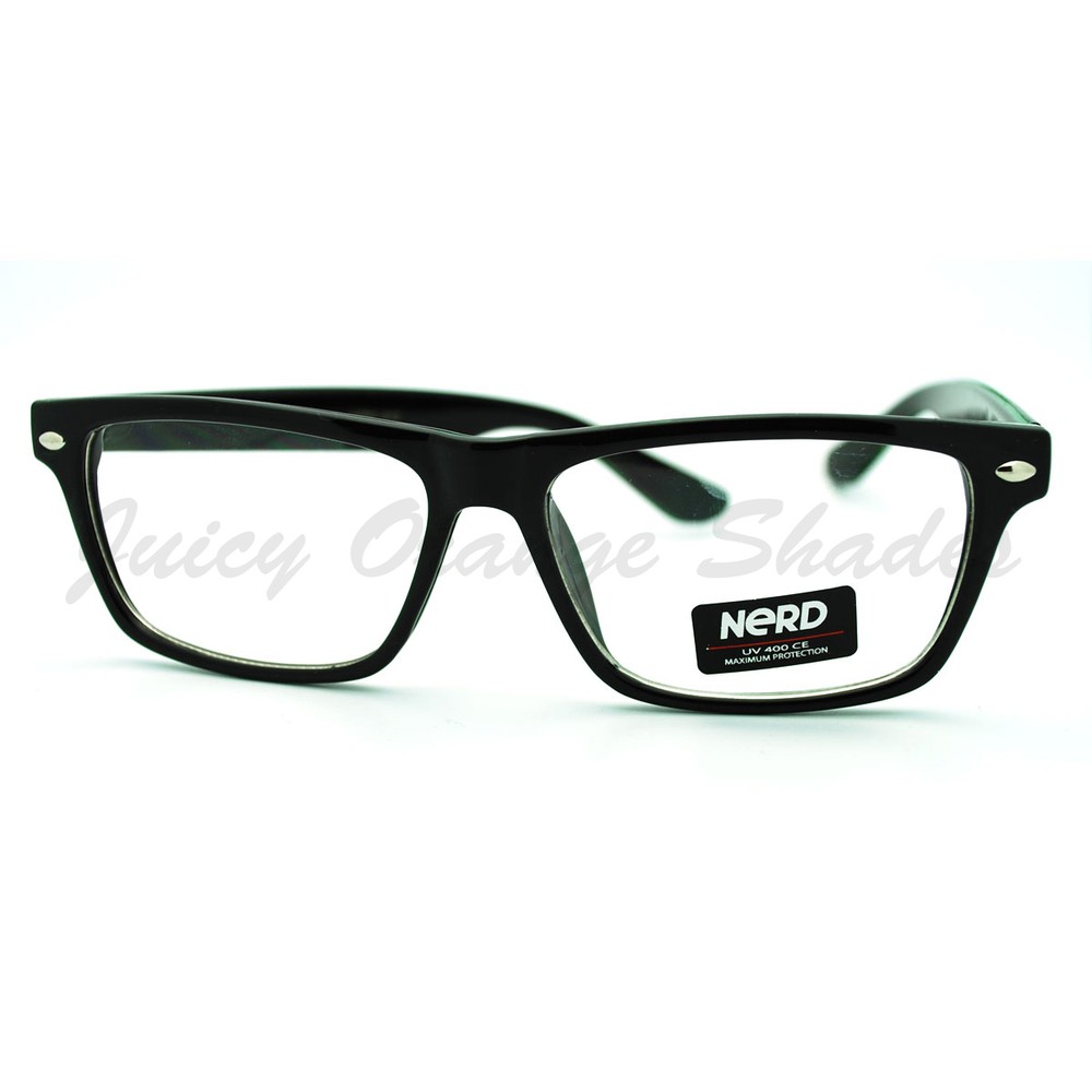 Clear Lens Glasses Rectangular Nerdy Smart Look Optical Frame