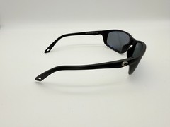 NEW Costa Del Mar BRINE II Polarized Sunglasses Matte Black / Blue Mirror 580P