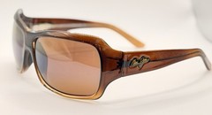 Maui Jim MJ111-01 Polarized Sunglasses Brown Frame Bronze Lenses w/ Case Italy