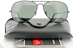 Ray-Ban RB3025 002/58 Sunglasses Metal Aviator Polarized Lens Classic 62-14-140