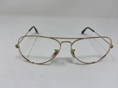 Ray Ban Sunglasses Frame RB3025 001 Aviator Polished Gold 58mm 58-14 ITALY JL34