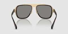 VERSACE VE2199 12524T Dark Havana Dark Grey Mirror Gold 56 mm Men’s Sunglasses