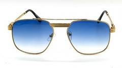 Sunglasses Men Fashion Retro Style Square Gold Frame Classic Designer Hip Hop