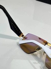 Maybach Style Z1891 Gold Rimless Square Lens Men’s Luxury Sunglasses
