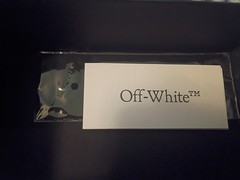 Off-White Manchester OERI129 Eyeglasses Black Grey 1007 Authentic 54mm