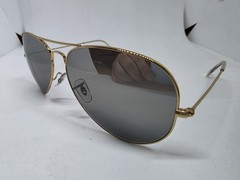 NEW RAY-BAN RB 3025 9196 G3 62MM AVIATOR LARGE METAL SUNGLASSES GOLD AUTHENTIC