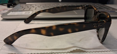 Ray-Ban RB2132 New Wayfarer Sunglasses Havana Frame green Gradient Lens 55mm UV
