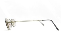 STEEL-EYEZ BY CHARMANT CLIP-ON BRONZE SPORTS WRAP SUNGLASSES 47-20-140 117620