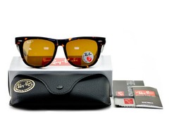Ray-Ban Sunglasses RB2140 Original Wayfarer Tortoise Frame Brown Lens 54mm