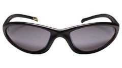 Lightweight Cycling Running Wrap Around Sport Matte Black Sunglasses