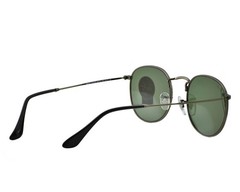 Ray-Ban Sunglasses RB3447 Round Metal Gunmetal Frame Green Classic Lenses 50mm