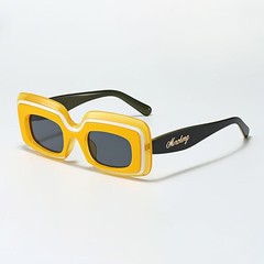Retro Shades Luxury Sunglasses for Men Designer Famous Brand Square Sun Glasses