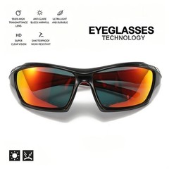 New 2025 Polarized Vertex Men AntiGlare Fishing Cycling Driving Sport Sunglasses