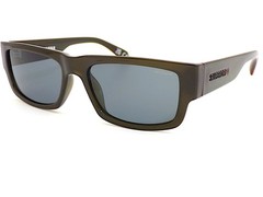 Superdry SDS 5005 Sunglasses Olive Green with Dark Grey Lenses 109