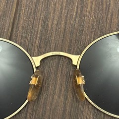 Emporio Armani Sunglasses Gold Round With Case