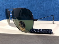 RAY-BAN RB3026 Aviator Sunglasses Gunmetal Grey Frame 62mm Dark Green Lens 140MM