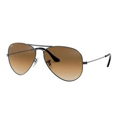 Ray-Ban RB3025 004/51 Gunmetal Aviator Light Brown Gradient Sunglasses 62-14