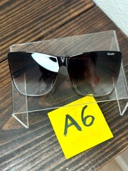 Quay Come Thru 1212 Unisex Adults Brown Havana Sunglasses Square Full Rim 144 mm
