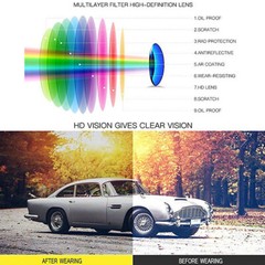 Retro Round HD Polarized Sunglasses Men Women Vintage Gothic Steampunk Glasses