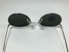 Ray-Ban RB3447 Round Silver Frame Silver Lens Sunglasses