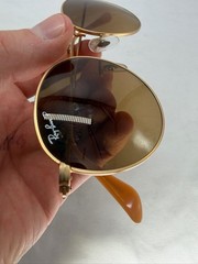Ray Ban RB3447N Gold Frame/Copper Lens Sunglasses Size 50-21-145 Scratches Read