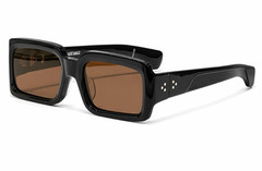 Jacques Marie Mage VERA Black/Brown 55-21-146mm With Case New