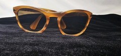 Persol 3056-S Sunglasses 960/51 Striped Honey 51mm Crystal Glass Lens Italy