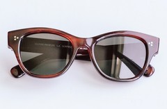 Oliver Peoples OV5490SU Eadie Red Tortoise Rectangle Polarized Green Lens 51mm