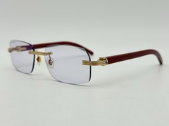 PREMIERE C DE CARTIER BURGUNDY WOOD SUNGLASSES CT0286O NEW 100% GENUINE ~$3575