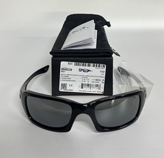 OAKLEY FIVES SQUARED 9238-0654 Black Iridium Polar Lenses, Black Frame SEE PICS