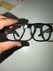 Mens Sport Sunglasses Black Matte Frame Emblem Logo – FRAME ONLY