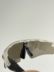 NEW Oakley OO9208 EV Radar Path Sunglasses Clear Frame / Silver Prizm lens