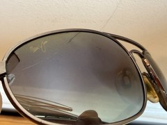Maui Jim Sunglasses, Duke MJ-180-23 Gloss Copper, Metal, Made in Japan READ