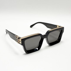Louis Vuitton Z1165W 1.1 Millionaires Sunglasses Black Frame Gray Lens New