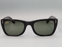 Ray-Ban Caribbean Rectangular RB2248 Sunglasses 901/31 Black 52-22-145 G-15